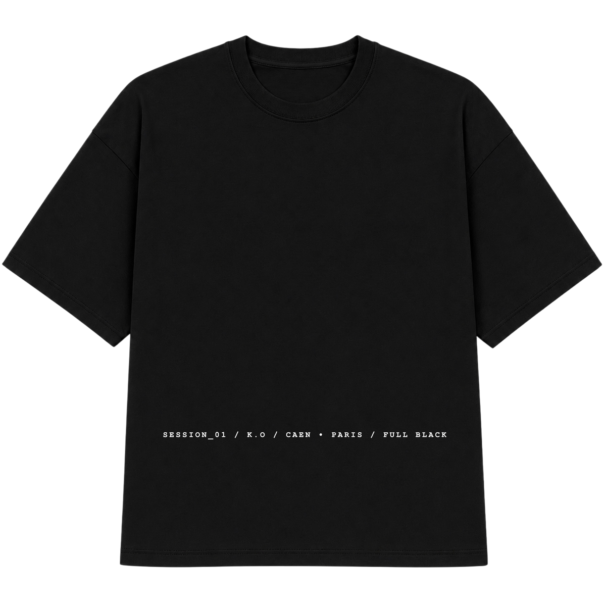 T-SHIRT FULL BLACK